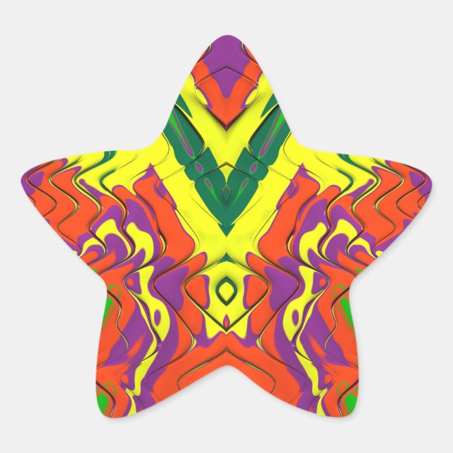 EN FORMA DE ESTRELLA NAVIDADES 3D STAR ~ STAR PEGATINA (Anverso)