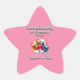 En Forma De Estrella Pegatina