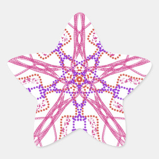 En Forma De Estrella Pegatina