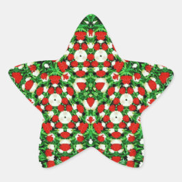 En Forma De Estrella Pegatina