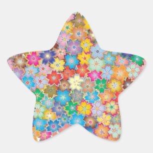 En Forma De Estrella Pegatina