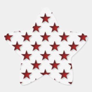 En Forma De Estrella Pegatina patriótico