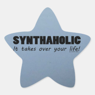 En Forma De Estrella Pegatina Synthaholic Life Star