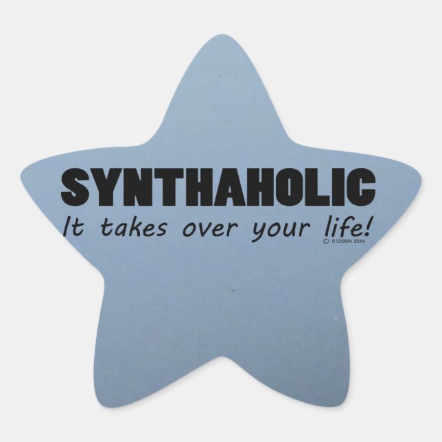 En Forma De Estrella Pegatina Synthaholic Life Star (Anverso)