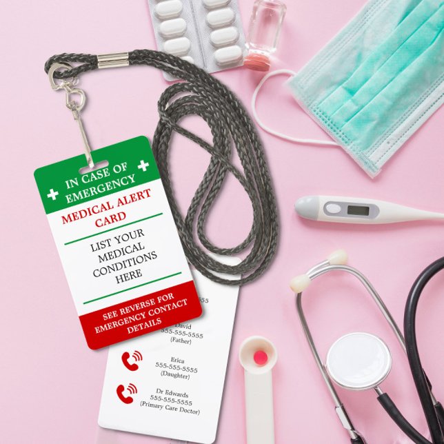 En funda del estado médico de emergencia tarjeta I (Subido por el creador)