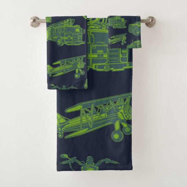 En Go Blue & Green Moving Vehicles Cars Boys (In situ)