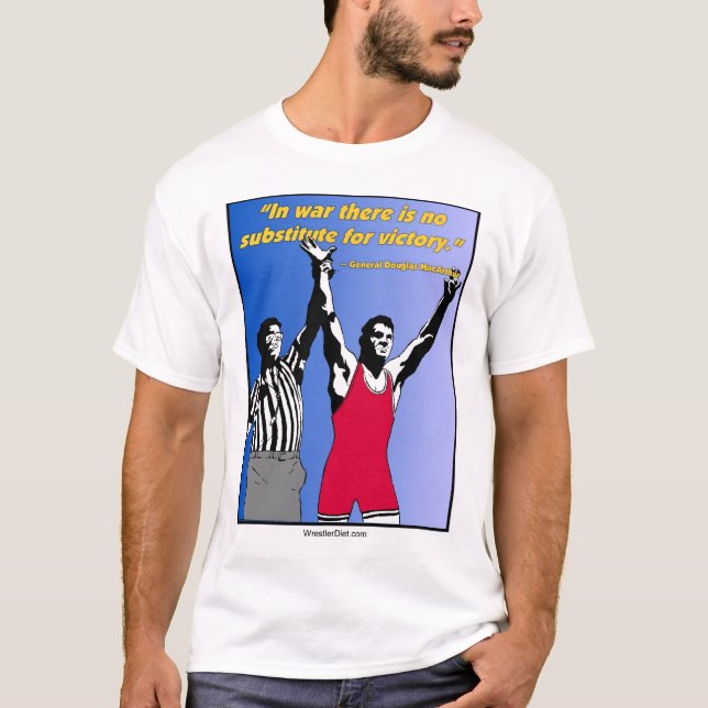"En guerra no hay substituto para camiseta de la (Anverso)