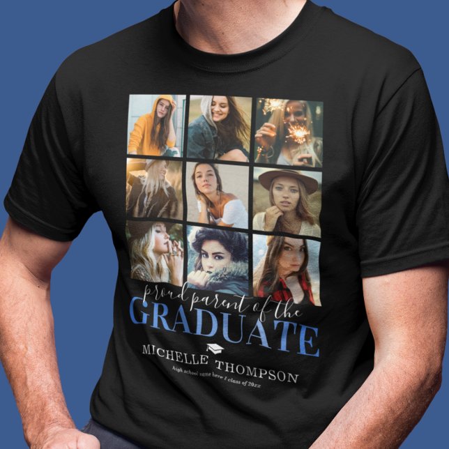 En honor a la camiseta del Collage de fotos gradua (Subido por el creador)