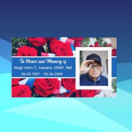 En honor a la tarjeta de memoria de veteranos