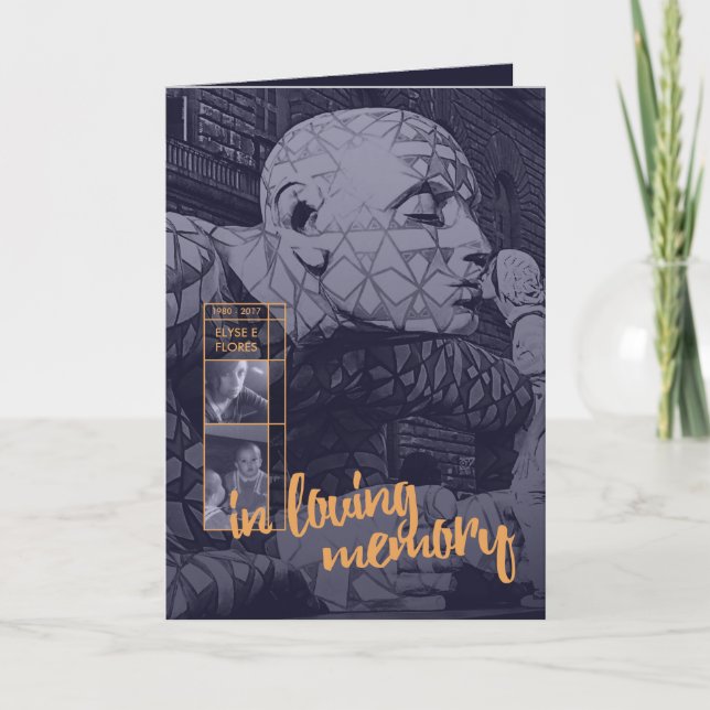 en invitaciones funerarias de amor (Anverso)