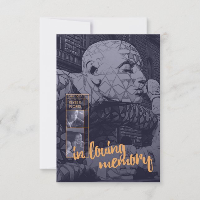 en invitaciones funerarias de amor (Anverso)