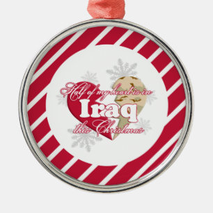 En Iraq este ornamento redondo del navidad