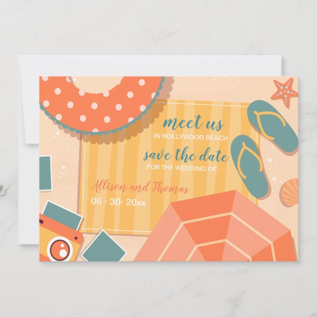 En la Arena Anuncio de Guardar la Fecha (Anverso)