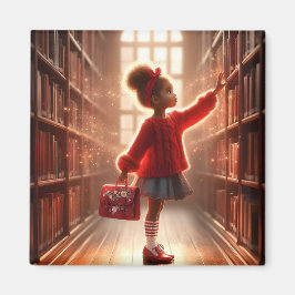 En la Biblioteca - Imán Rojo