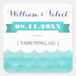 En la boda náutica a favor de los Pegatinas