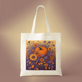 En la bolsa de la mesa del jardín de Halloween