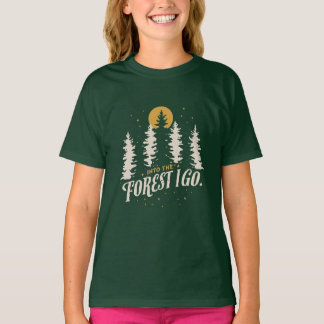 "En la camiseta de aventuras al aire libre del bos