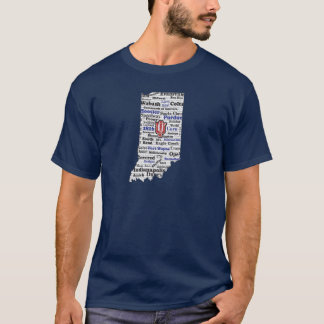 EN la camiseta masculina de Word Cloud (V1 Blue)
