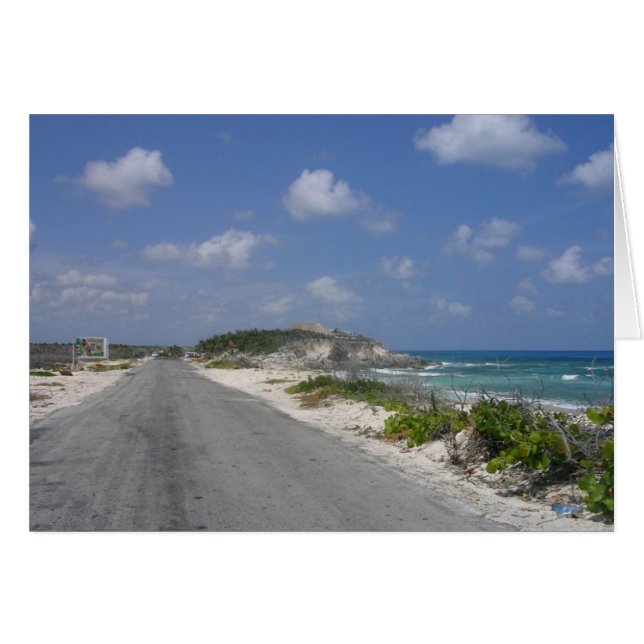 En la carretera - Cozumel, México (Anverso (Horizontal))