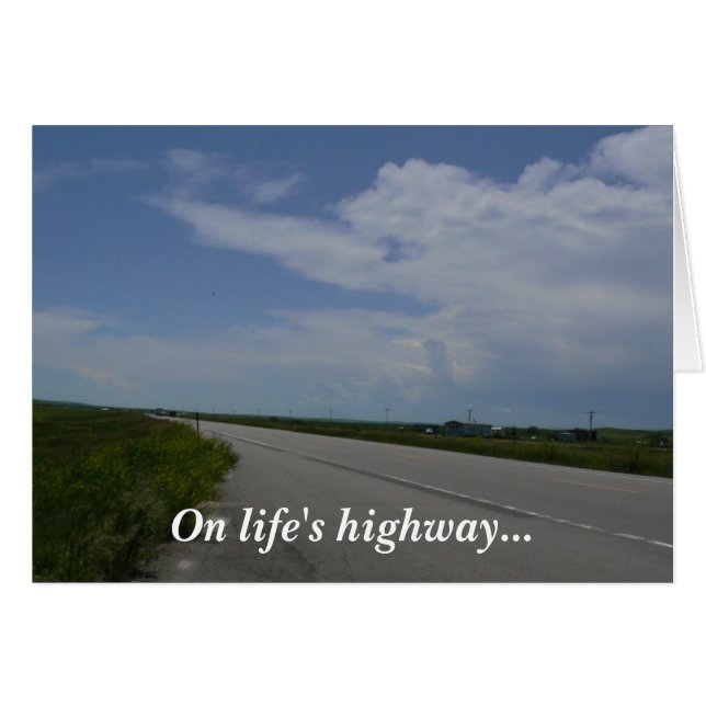 En la carretera de la vida… (Anverso (Horizontal))