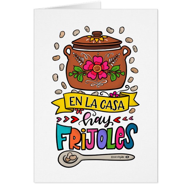 En la casa hay frijoles, frases de mamá (Frente)