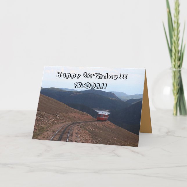 En la cima de tarjeta de felicitación máxima de (Anverso)