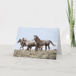 En la cresta: Tarjeta de felicitación Galloping pa