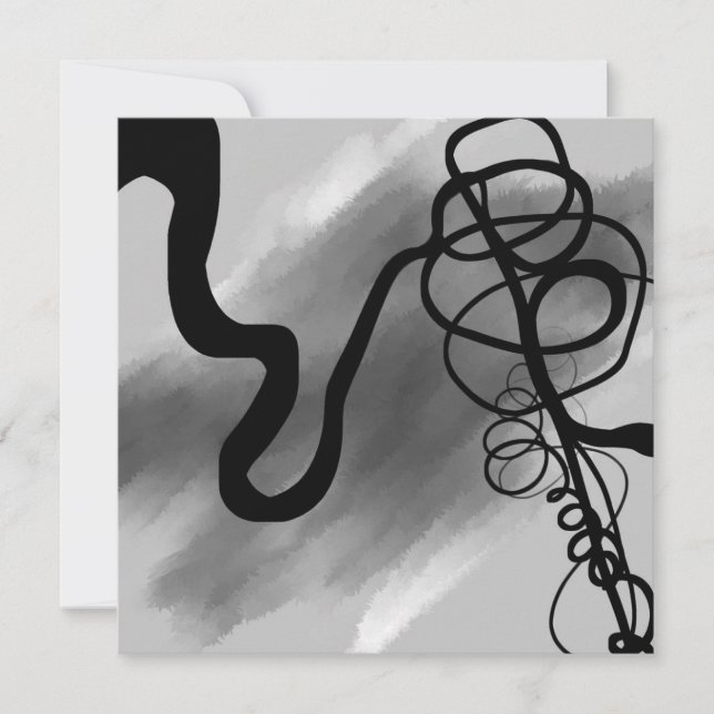 En la cuadrícula: gris abstracto, blanco y negro (Anverso)