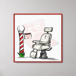 En La Decoración De La Barbería
