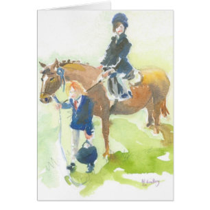 En la demostración del potro