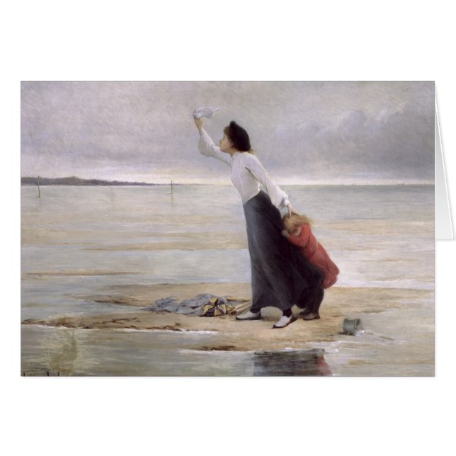 En la desolación, creciente oleada (Anverso (Horizontal))