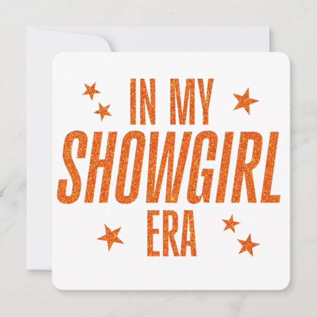 En la era de mi Showgirl (Anverso)