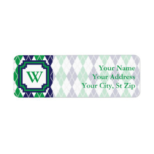 En la etiqueta verde del remite de Argyle