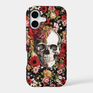En la floración, estampado de flores retro con el