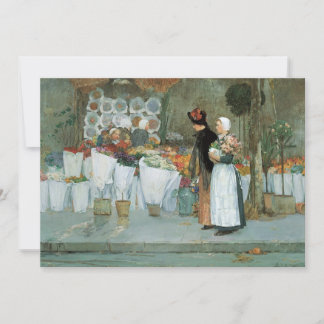 En La Florista de Childe Hassam, Arte Antiguo Fino