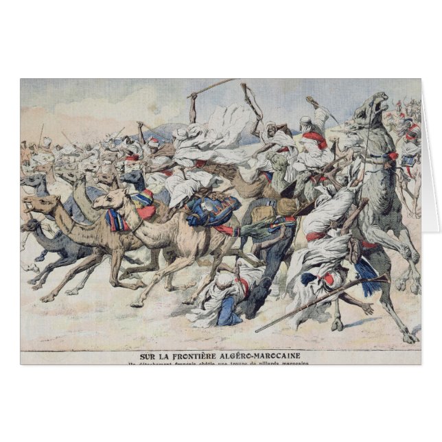 En la frontera Algero-Marroquí, un francés (Anverso (Horizontal))