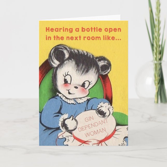 En la habitación de al lado - tarjeta del día de l (Anverso)