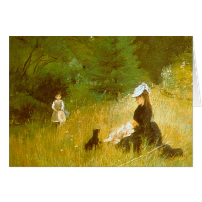 En la hierba de Berthe Morisot (Anverso (Horizontal))