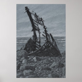 En la impresión del plano de archivo costero