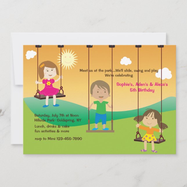 En La Invitación A La Zona De Juegos (Anverso)