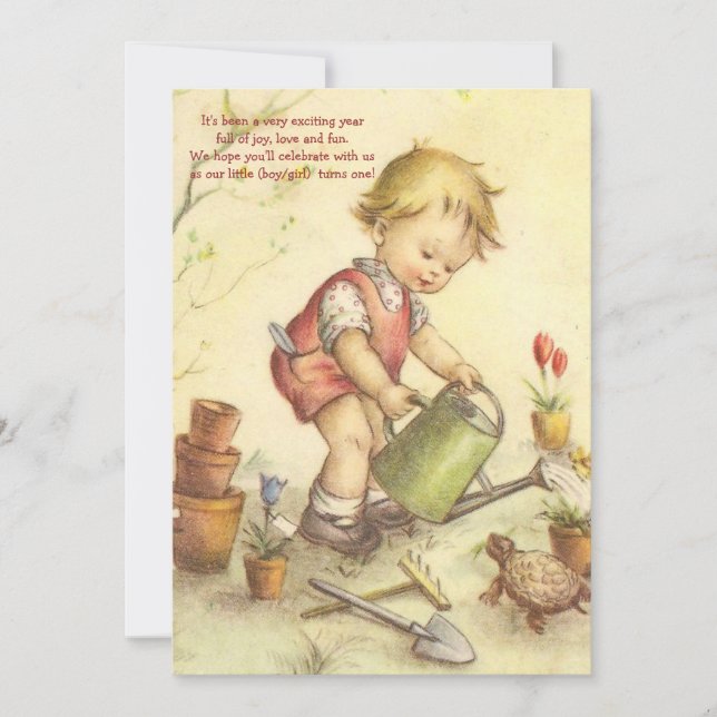 En la invitación al jardín (Anverso)