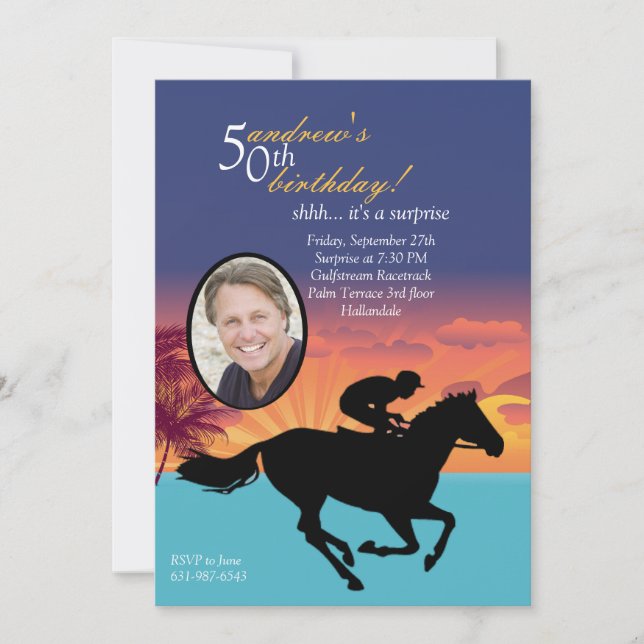 En la invitación de la foto de las razas (Anverso)