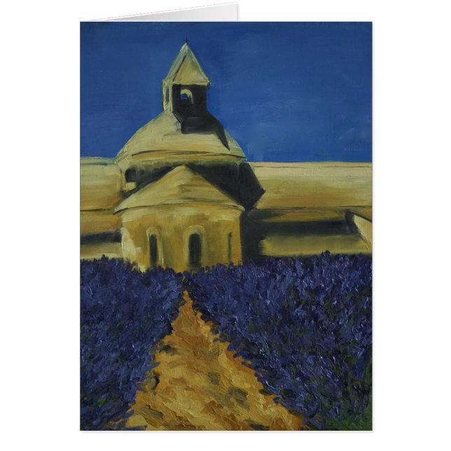 En la lavanda en la abadía de Sénanque (Frente)