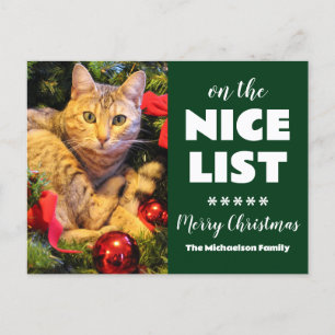 En la lista de buenos Gato de Navidad Foto mascota