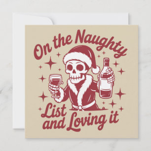 En La Lista Traviesa Y Amando El Vino Navidad