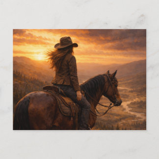 En la Luz | Arte de Caballo | Tarjeta Postal