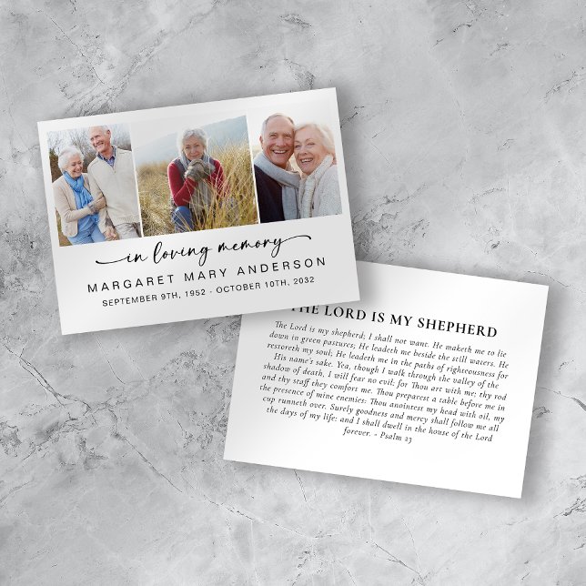 En la memoria amorosa 3 fotos tarjeta conmemorativ (Subido por el creador)