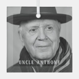 En la memoria amorosa Tío mínimo Ornamento de foto