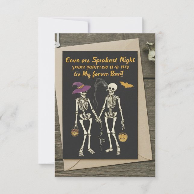 “en la noche más espeluznante, tu amor es mi más d (Anverso)