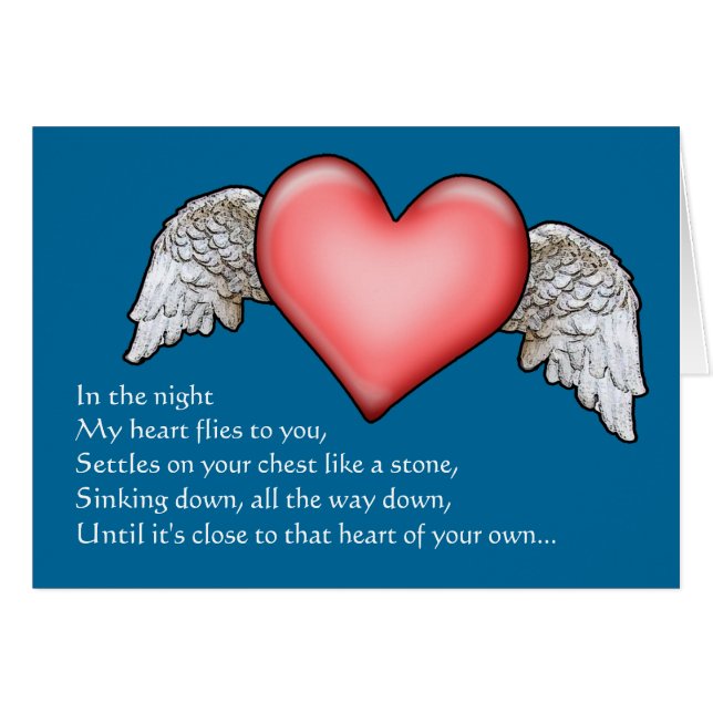 En la noche mi corazón vuela hacia ti... (Anverso (Horizontal))